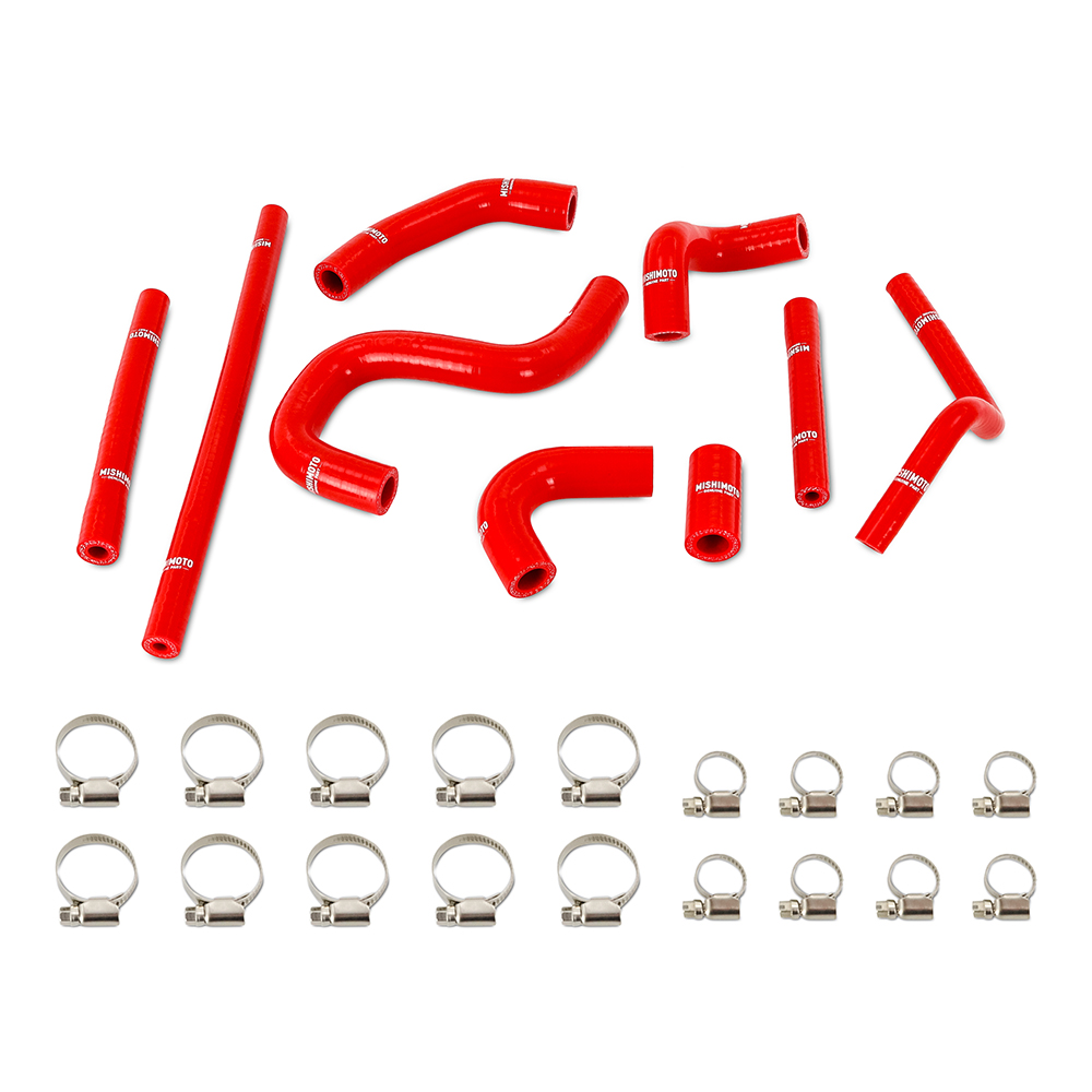 Mishimoto — Mishimoto 96-02 Toyota 4Runner 3.4L (w/ Rear Heater) Silicone Heater Hose Kit - Red
Heater Hose Kit - view 6